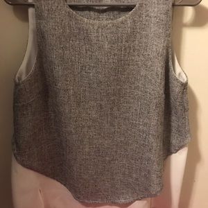 41 Hawthorn gray and white tank - Stitchfix